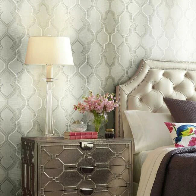 Modern Ombre Damask Wallpaper by Damask Resource Library
