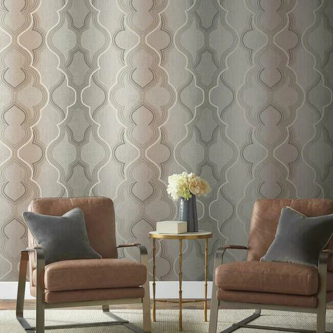 Modern Ombre Damask Wallpaper by Damask Resource Library