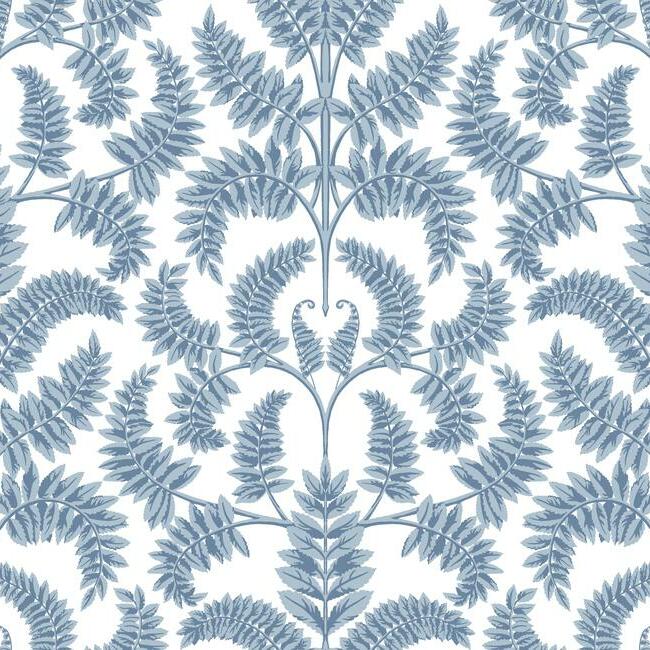 Royal Fern Damask Wallpaper by Damask Resource Library