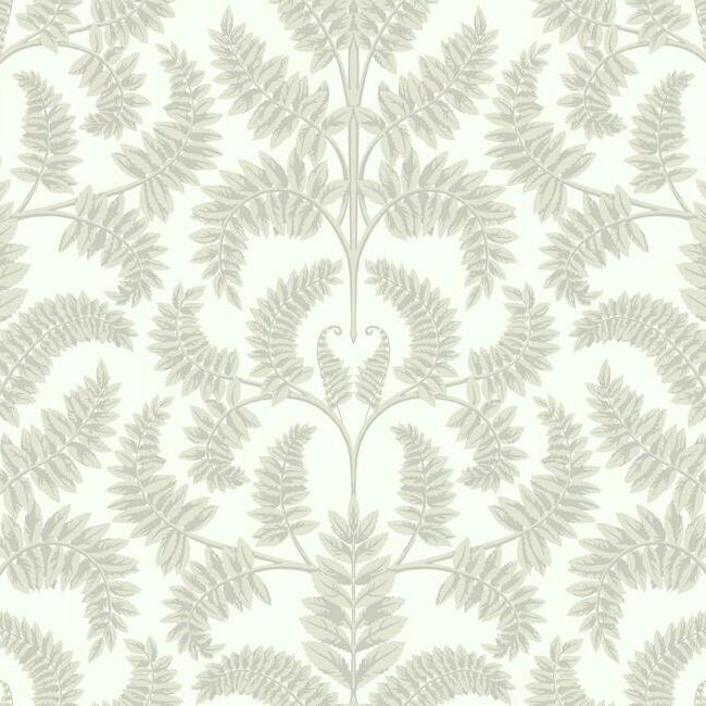 Royal Fern Damask Wallpaper by Damask Resource Library