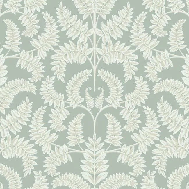Royal Fern Damask Wallpaper by Damask Resource Library