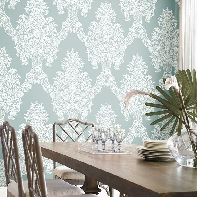 Pineapple Wallpaper by Damask Resource Library