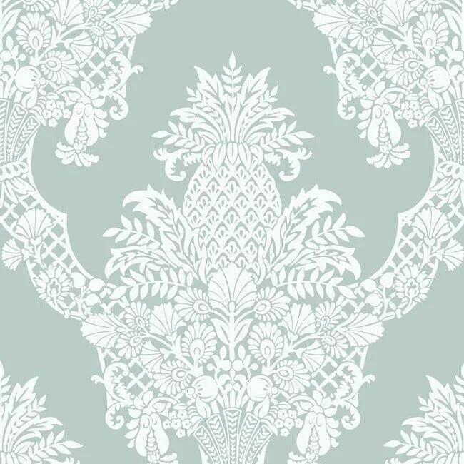 Pineapple Wallpaper by Damask Resource Library