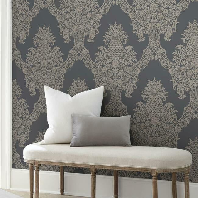 Pineapple Wallpaper by Damask Resource Library