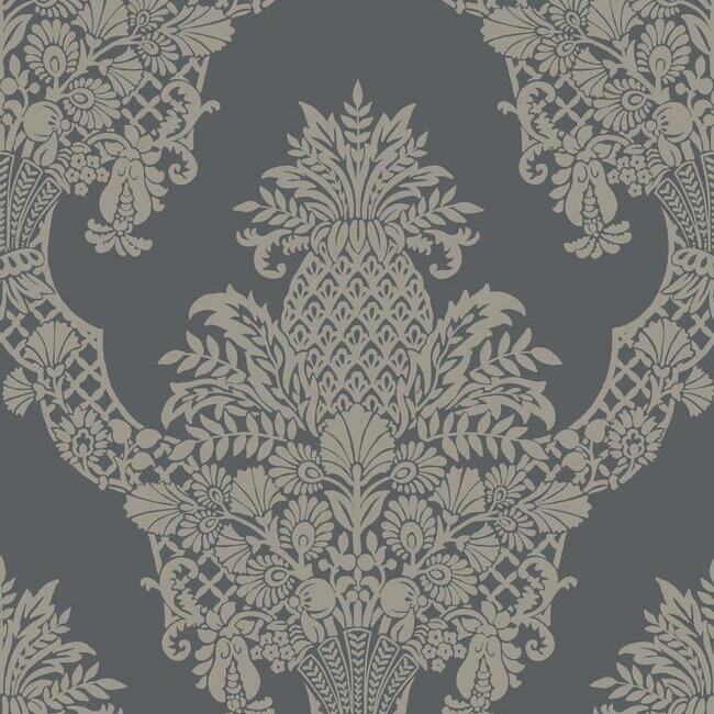 Pineapple Wallpaper by Damask Resource Library