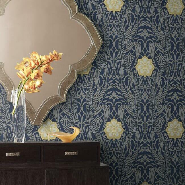 Gatsby Damask Wallpaper by Damask Resource Library