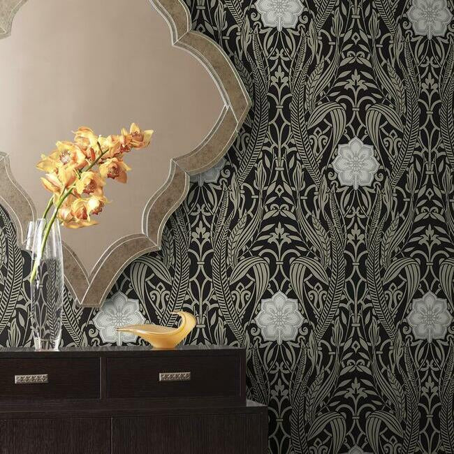 Gatsby Damask Wallpaper by Damask Resource Library
