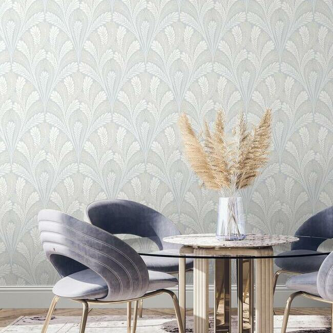 Shell Damask Wallpaper by Damask Resource Library