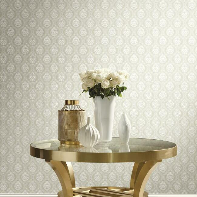 Petite Ogee Wallpaper by Damask Resource Library