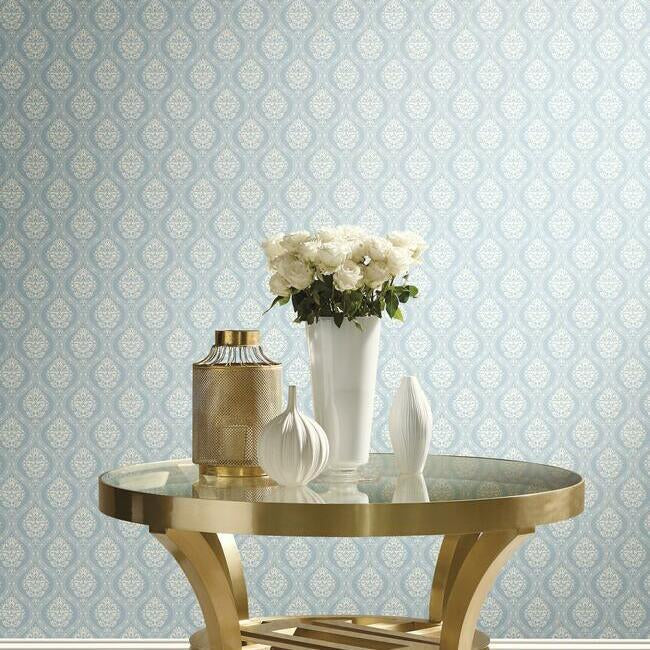 Petite Ogee Wallpaper by Damask Resource Library