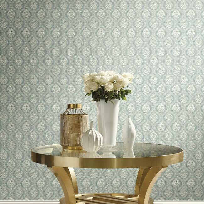 Petite Ogee Wallpaper by Damask Resource Library