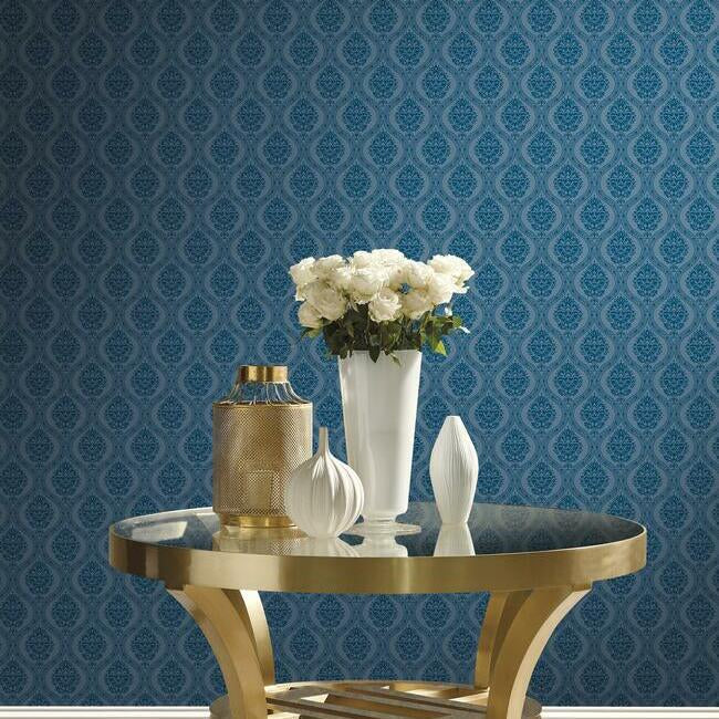 Petite Ogee Wallpaper by Damask Resource Library