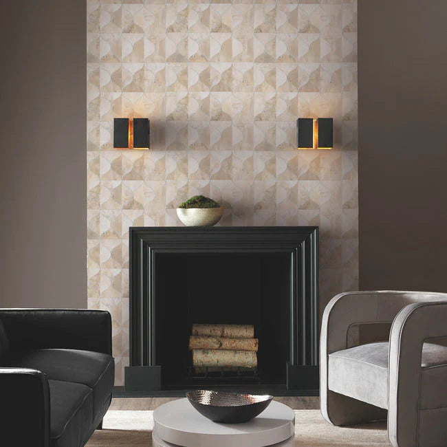 Burlwood Ogee Wallpaper by Candice Olson Wallcoverings