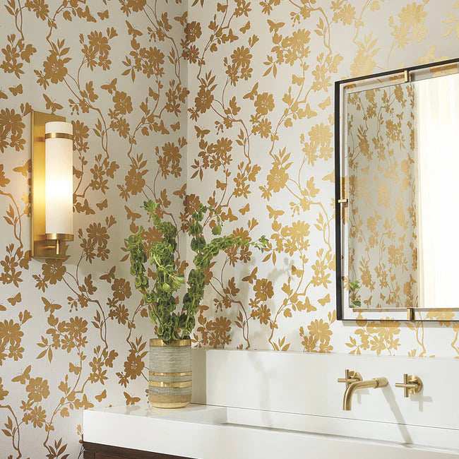 Flutter Vine Wallpaper by Candice Olson Wallcoverings