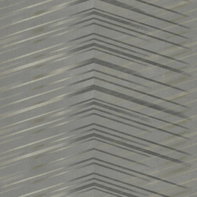 Glistening Chevron Non-Woven Wallpaper by Candice Olson Wallcoverings