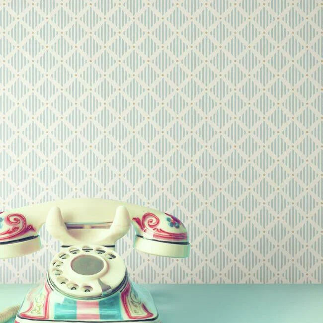 Diamond Gate Wallpaper by Grandmillennial Wallpaper