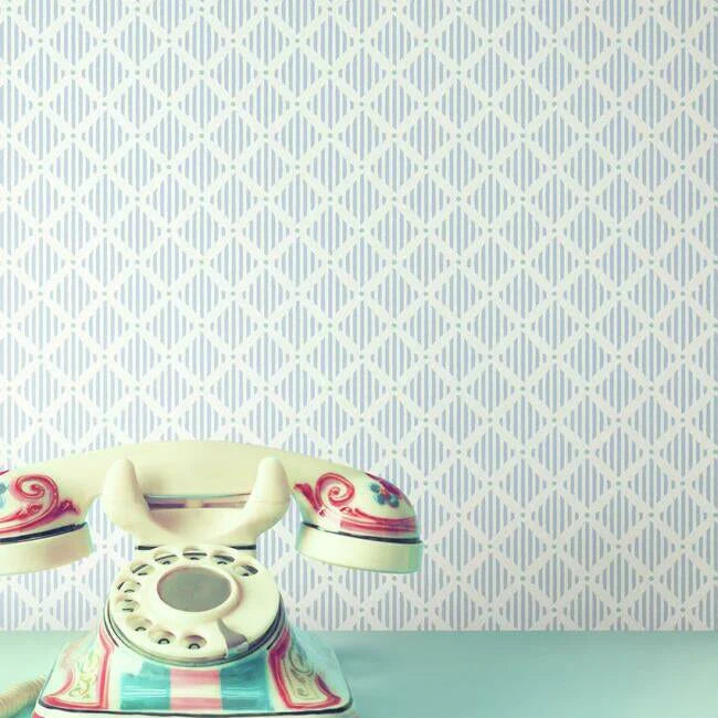 Diamond Gate Wallpaper by Grandmillennial Wallpaper