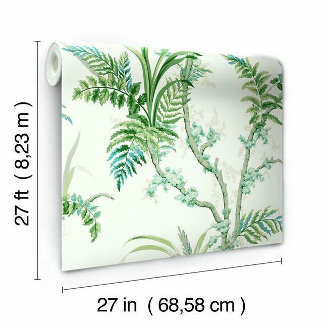 Enchanted Fern Wallpaper by Grandmillennial Wallpaper