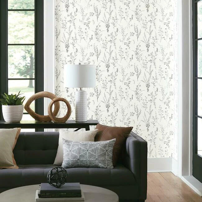 Wildflower Sprigs Wallpaper by Simply Farmhouse