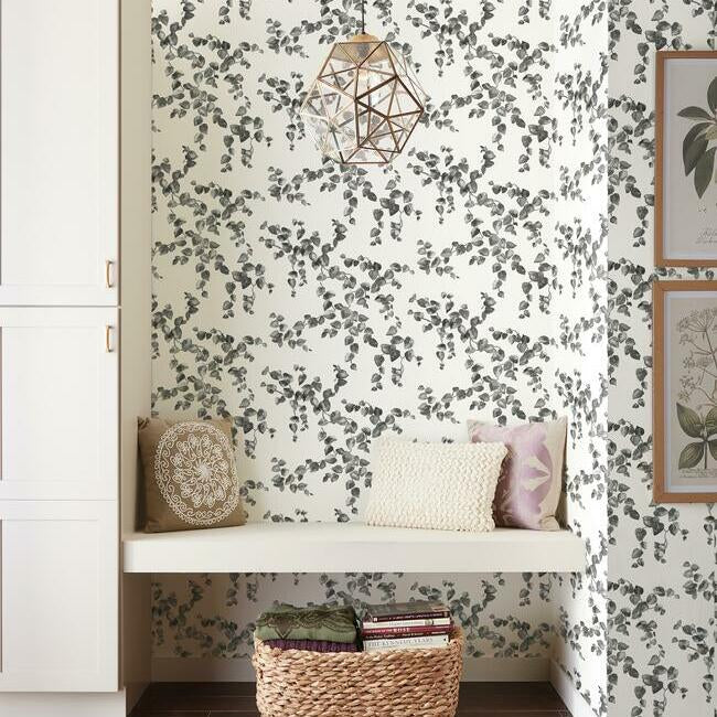 Creeping Fig Vine Wallpaper by Simply Farmhouse