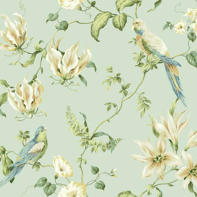 Tropical Floral Wallpaper by Open Sheet