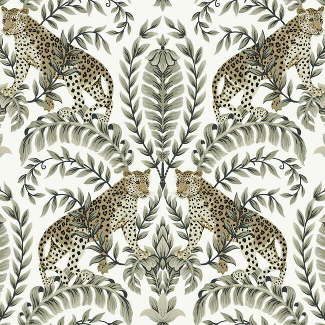 Jungle Leopard Wallpaper by Ronald Redding Wallpaper
