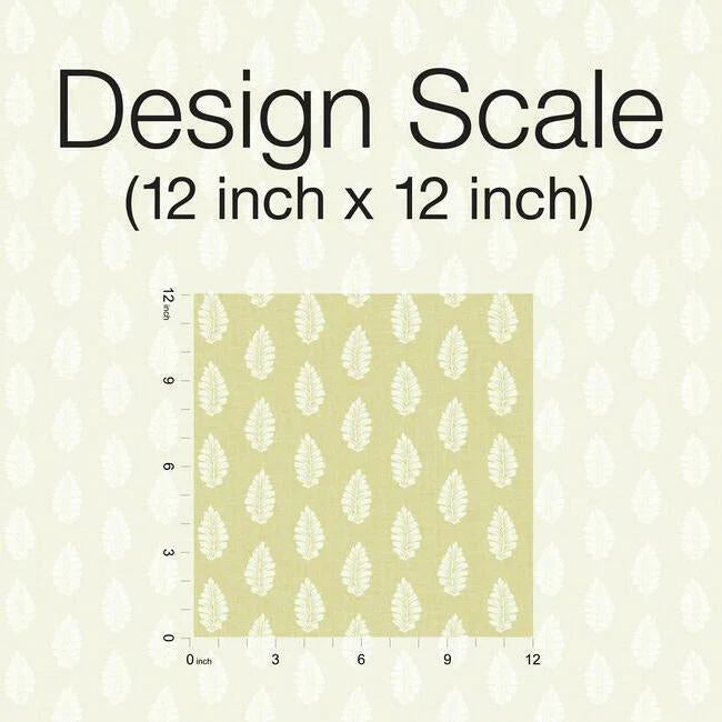 Leaf Pendant Wallpaper by Grandmillennial Wallpaper