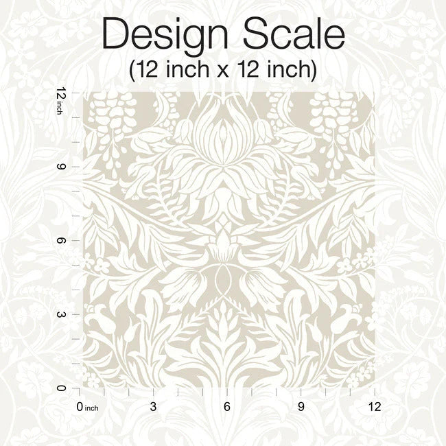 Lockwood Damask Wallpaper by Ronald Redding Wallpaper