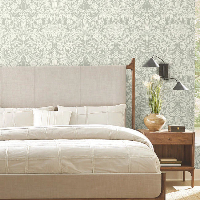 Lockwood Damask Wallpaper by Ronald Redding Wallpaper