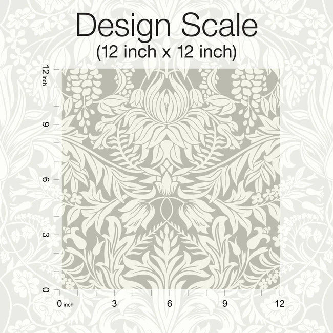 Lockwood Damask Wallpaper by Ronald Redding Wallpaper