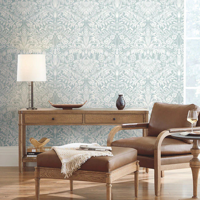 Lockwood Damask Wallpaper by Ronald Redding Wallpaper