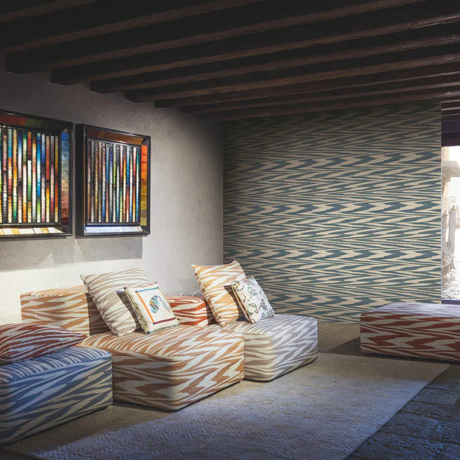 Flamed Zig Zag Wallpaper by Missoni Home