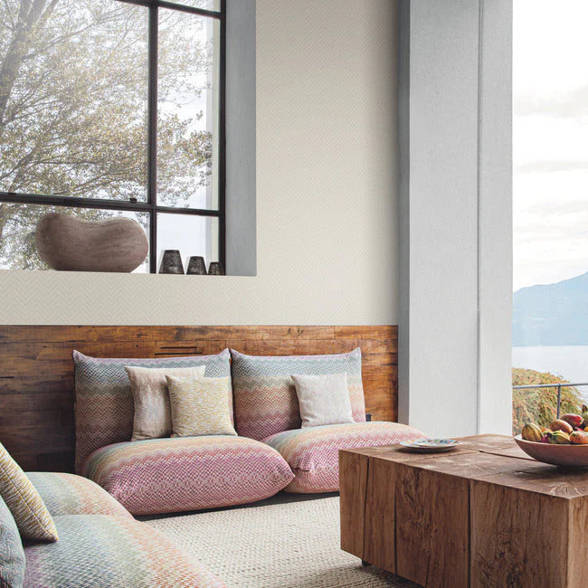 Macro Chevron Wallpaper by Missoni Home