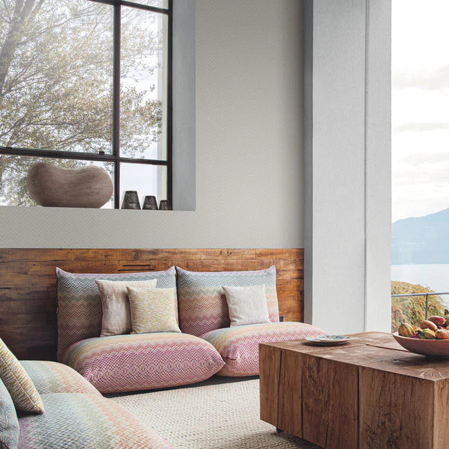 Macro Chevron Wallpaper by Missoni Home
