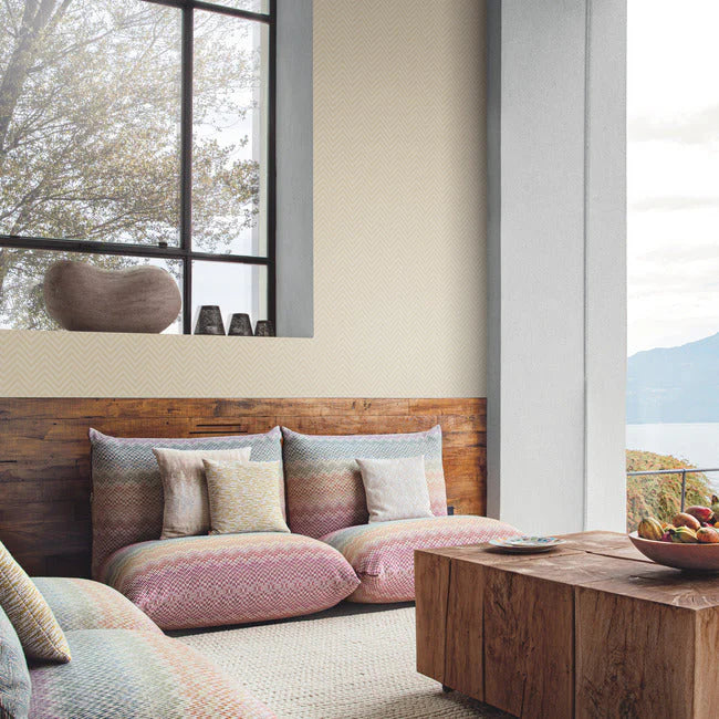 Macro Chevron Wallpaper by Missoni Home