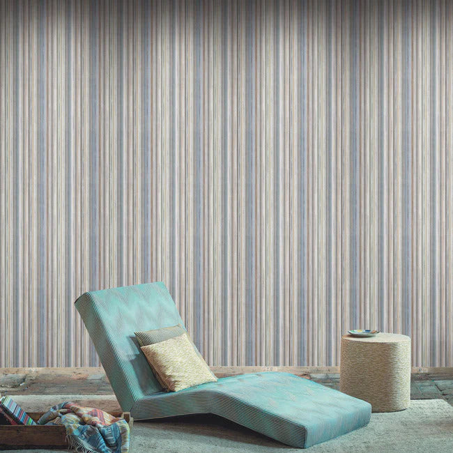 Striped Sunset Wallpaper by Missoni Home