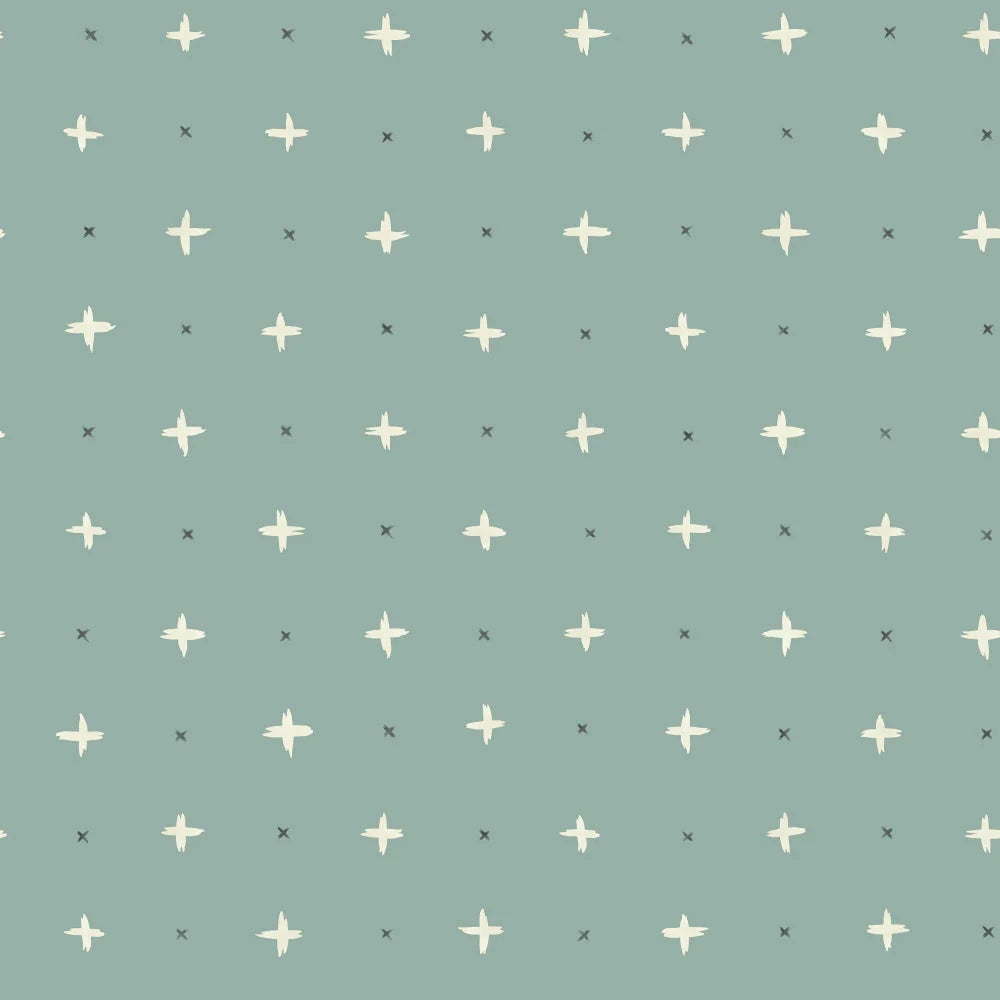 Cross Stitch Wallpaper by Magnolia Home Artful Prints + Patterns