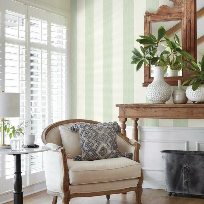 Thread Stripe Wallpaper by Magnolia Home Artful Prints + Patterns