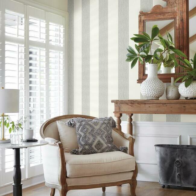 Thread Stripe Wallpaper by Magnolia Home Artful Prints + Patterns