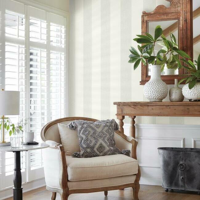 Thread Stripe Wallpaper by Magnolia Home Artful Prints + Patterns