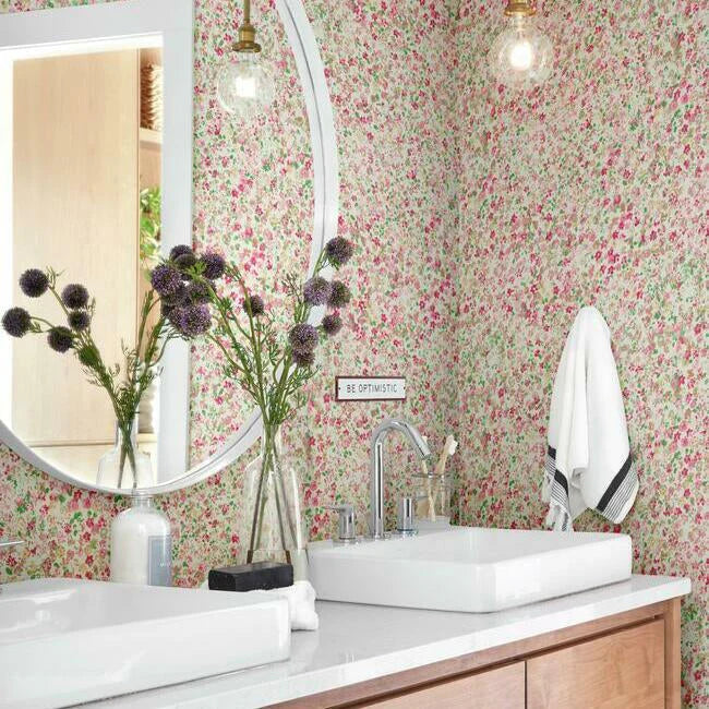 Meadow Wallpaper by Magnolia Home Artful Prints + Patterns
