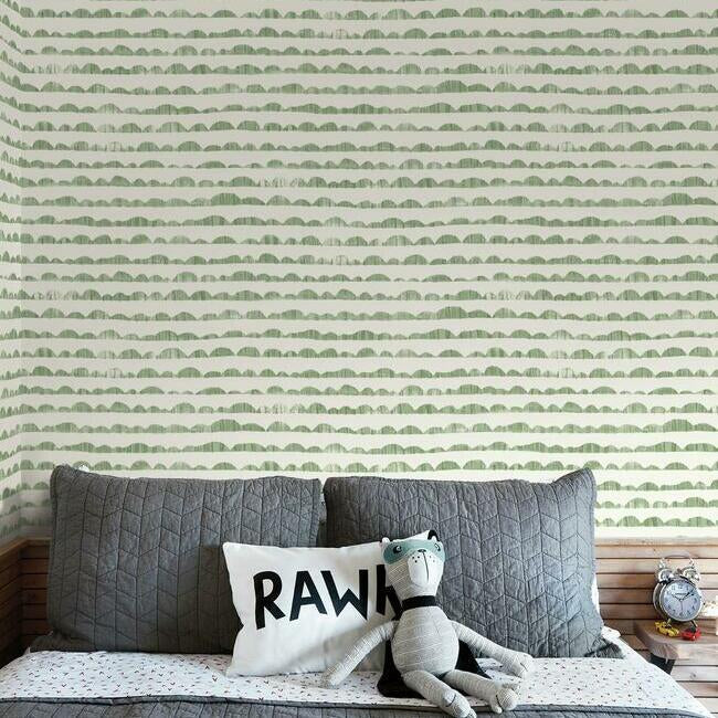 Hill & Horizon Wallpaper by Magnolia Home Artful Prints + Patterns