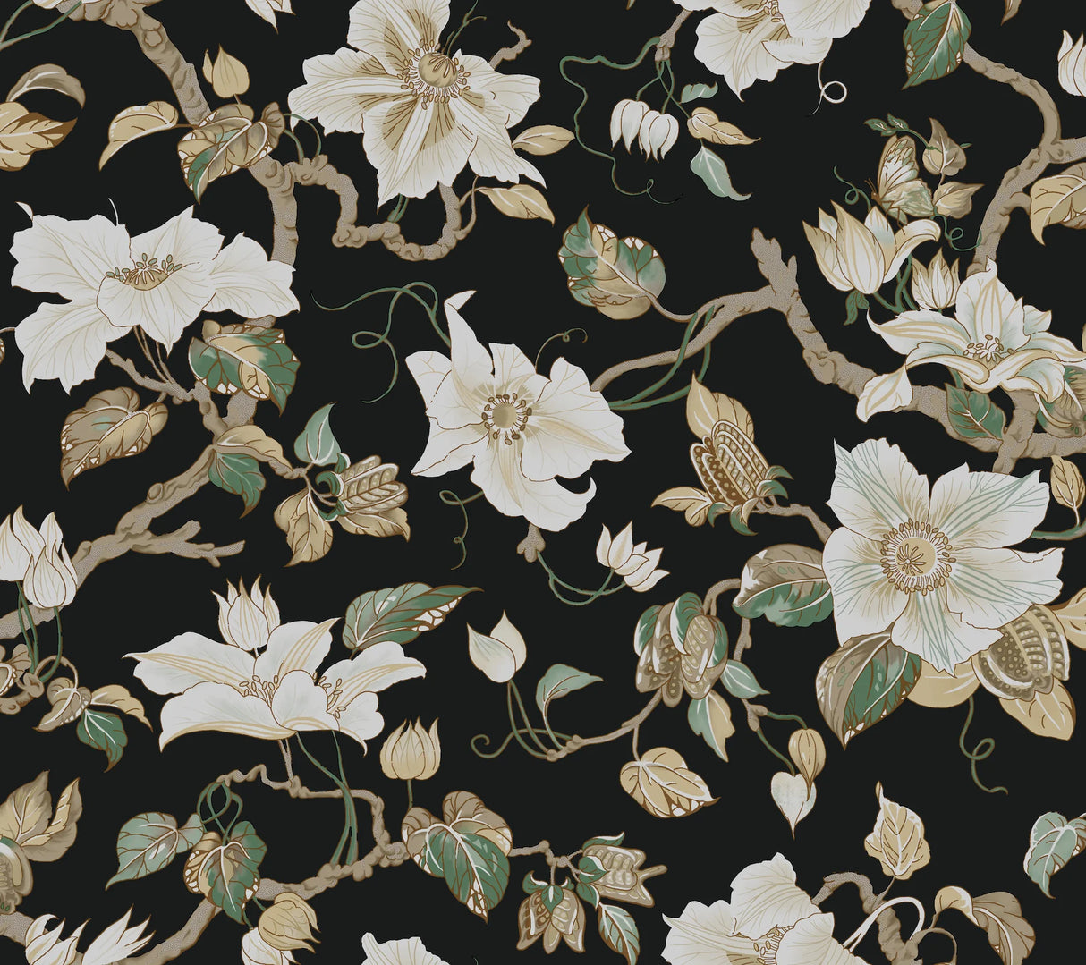 Marguerite Vine Wallpaper by Ronald Redding Wallpaper