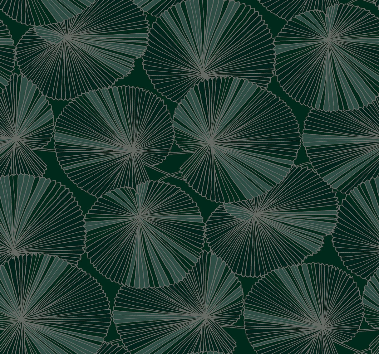 Layered Lily Pads Wallpaper by Candice Olson Wallcoverings