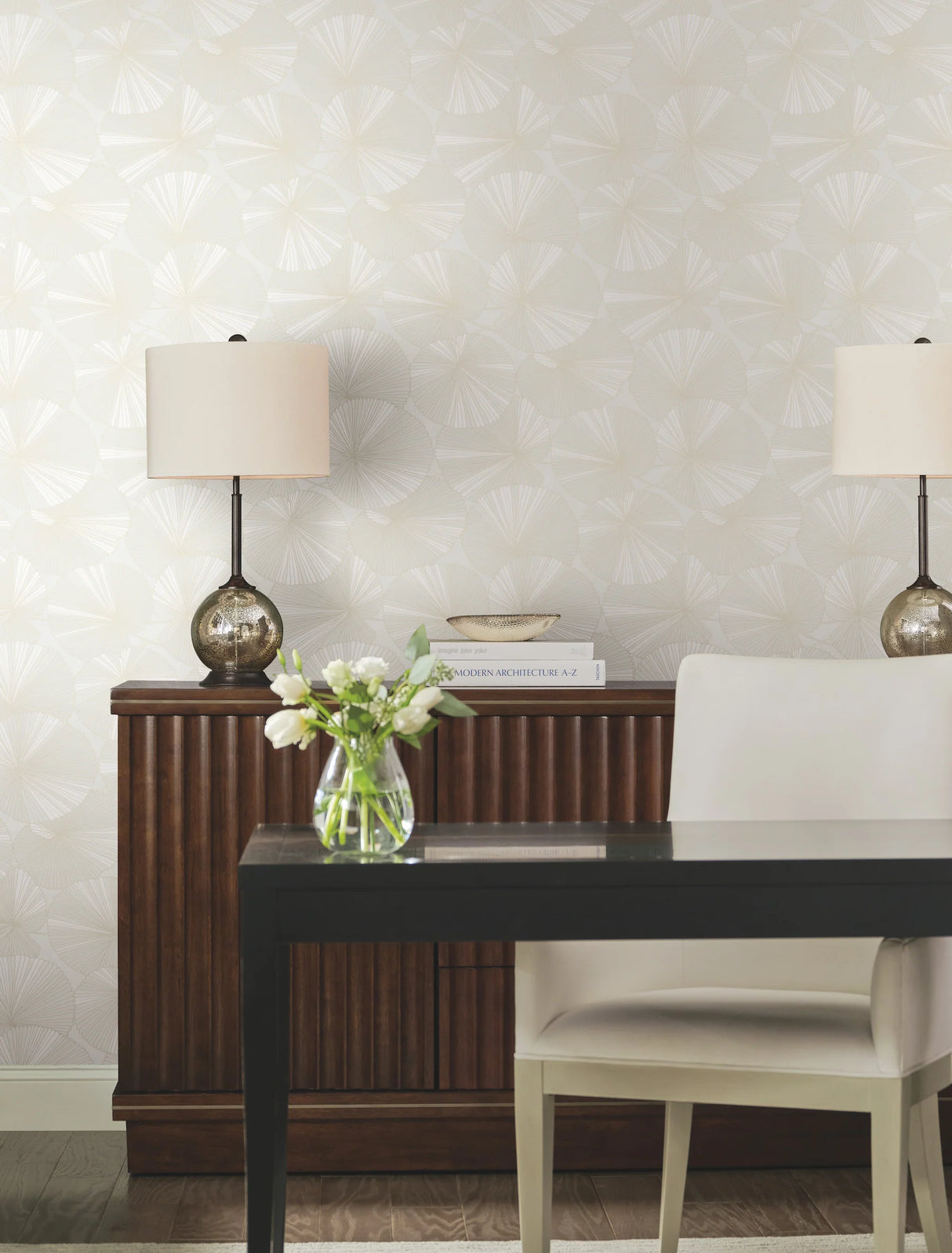 Layered Lily Pads Wallpaper by Candice Olson Wallcoverings