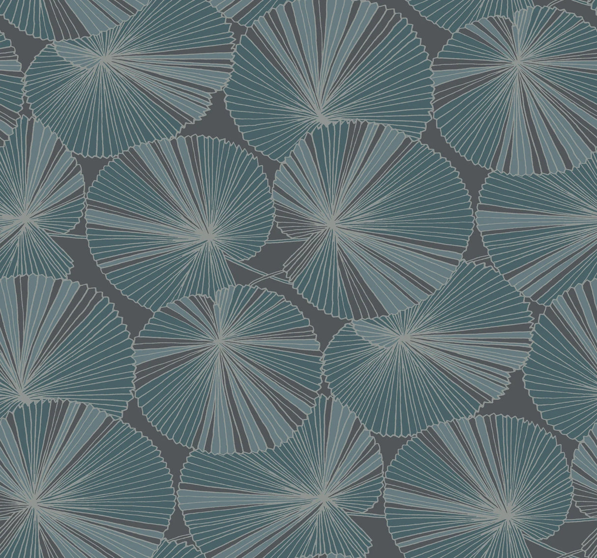 Layered Lily Pads Wallpaper by Candice Olson Wallcoverings