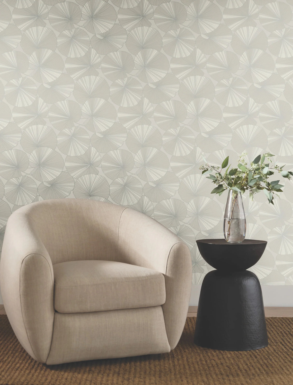 Layered Lily Pads Wallpaper by Candice Olson Wallcoverings