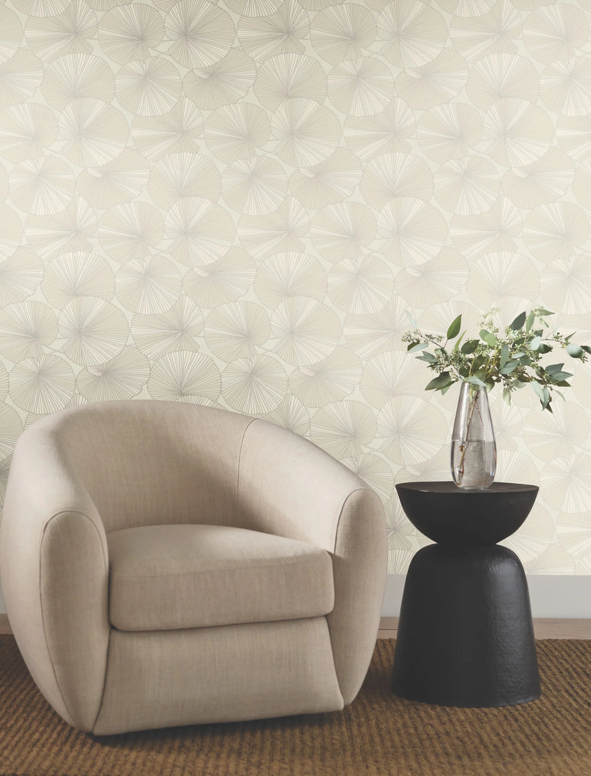 Layered Lily Pads Wallpaper by Candice Olson Wallcoverings