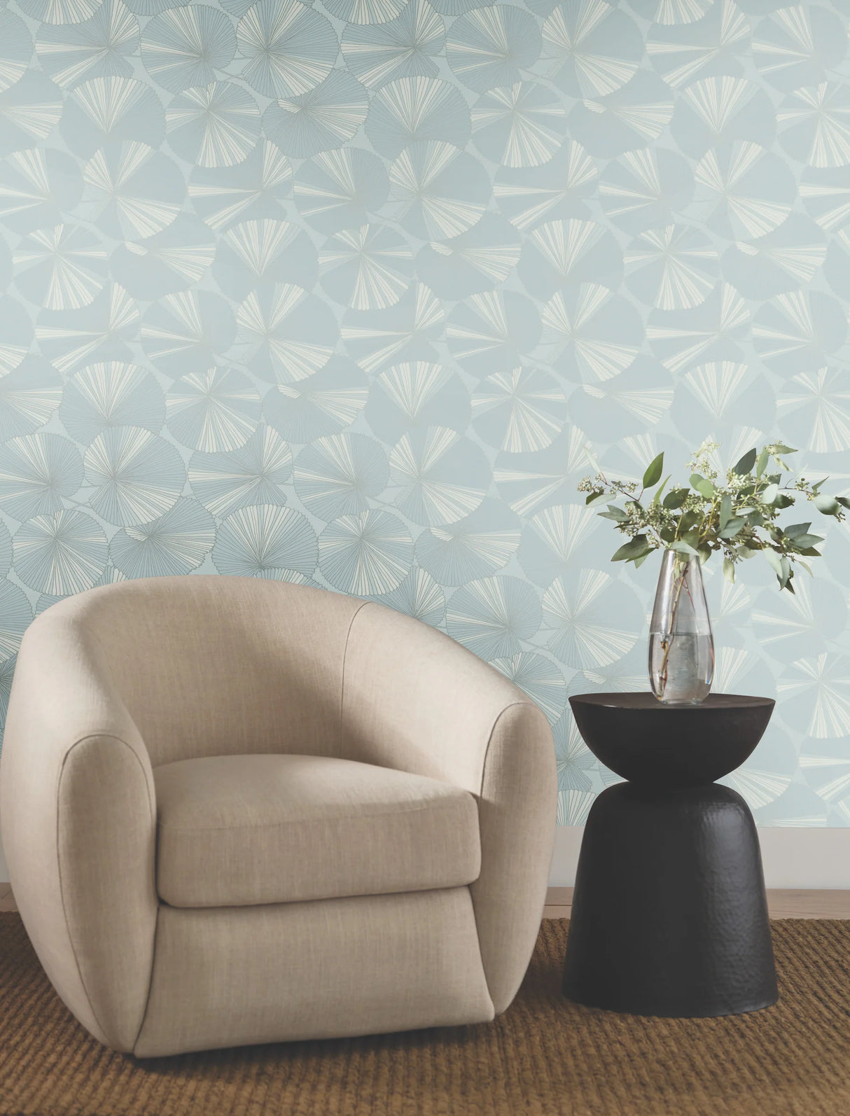 Layered Lily Pads Wallpaper by Candice Olson Wallcoverings