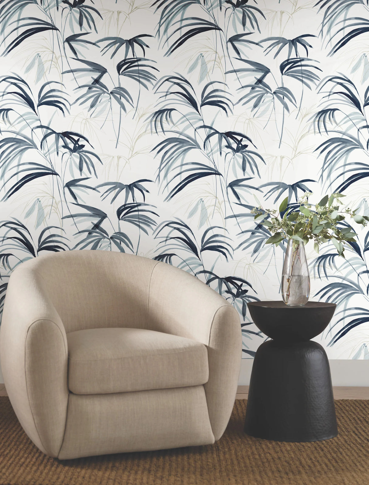 Inky Palms Wallpaper by Candice Olson Wallcoverings